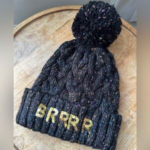 Bow and Drape Brrrr Beanie
